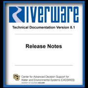 cover page of RiverWare 8.1 Release Notes