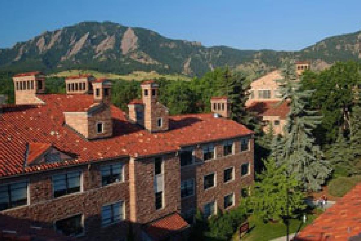 rooftops of the CU Boulder campus