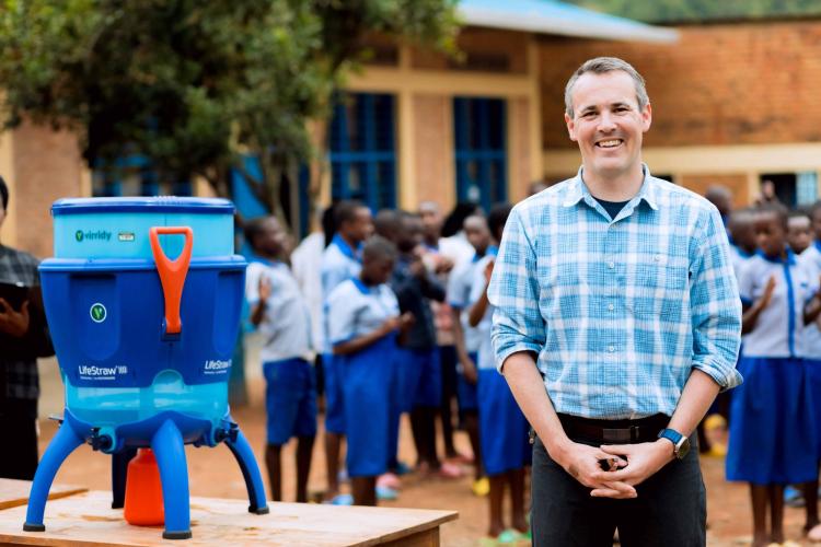 Evan Thomas in Rwanda