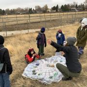 Heatherwood Elementary School children study the ecosystem and offer recommendations for nature discovery at the City of Boulder's Wood Brothers property