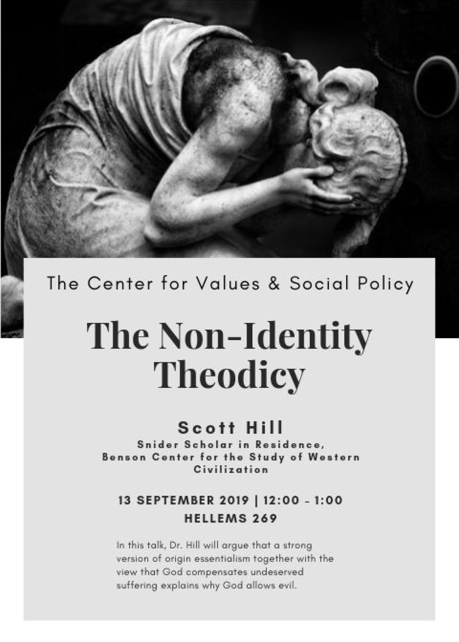 The Non-Identity Theodicy Poster