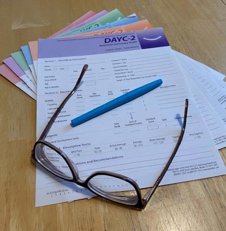 Forms for DAYC-2 Assessment