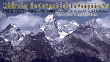Celebration of the Centennial of the Antiquities Act Webad