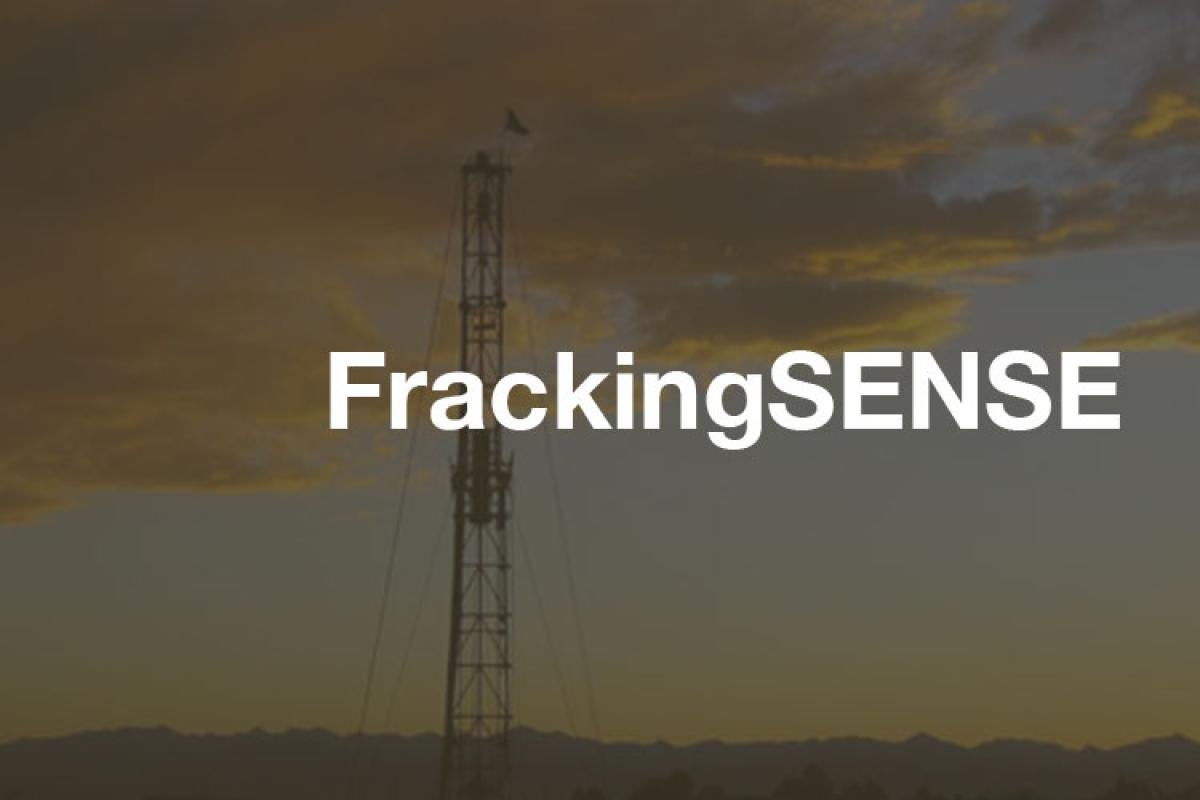 FrackingSENSE; Oil Rig in the sunset