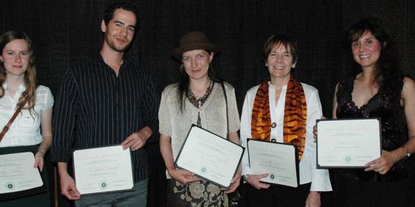 2009 Thompson Writing Award Winners