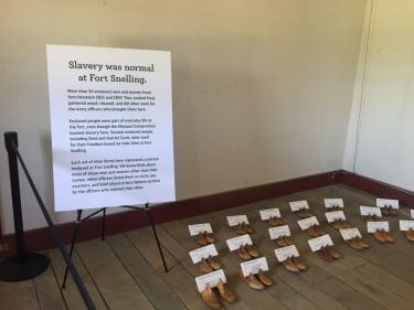 Fort Snelling Slavery Protoype Exhibit