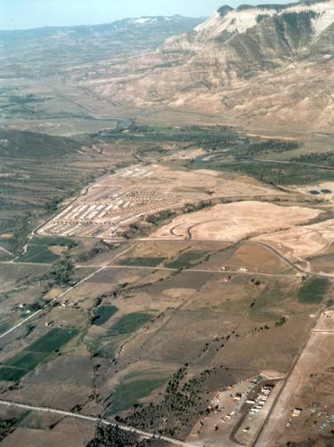 Aerial View of Battlement Mesa