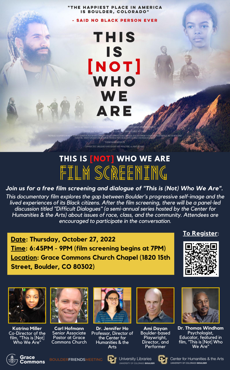 "This is [Not] Who We Are" Film Screening Flyer