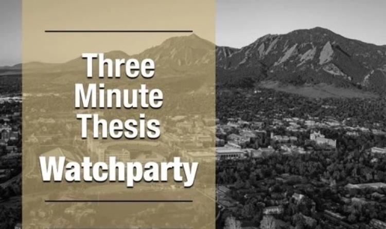 3 Minute Thesis Watch Party