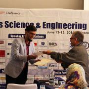Tariq Jamil accepts his award for Best Poster.