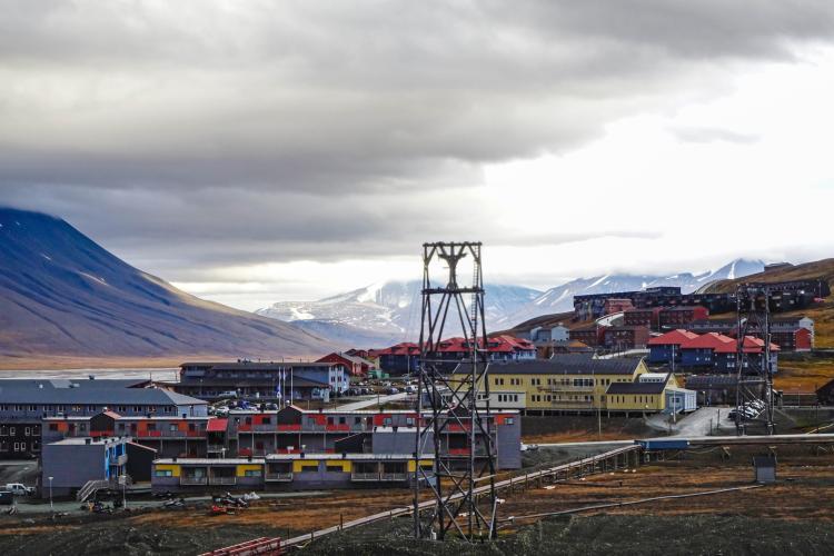 The Svalbard capitol city of Longyearbyen