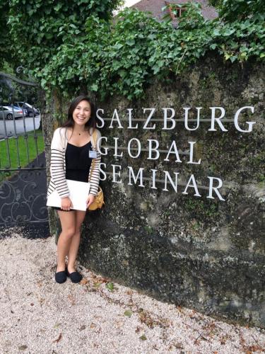 During her undergraduate studies abroad, Quon was an intern at Salzburg Global Seminar.