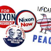 Old election pins
