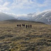 Hiking in Svalbard