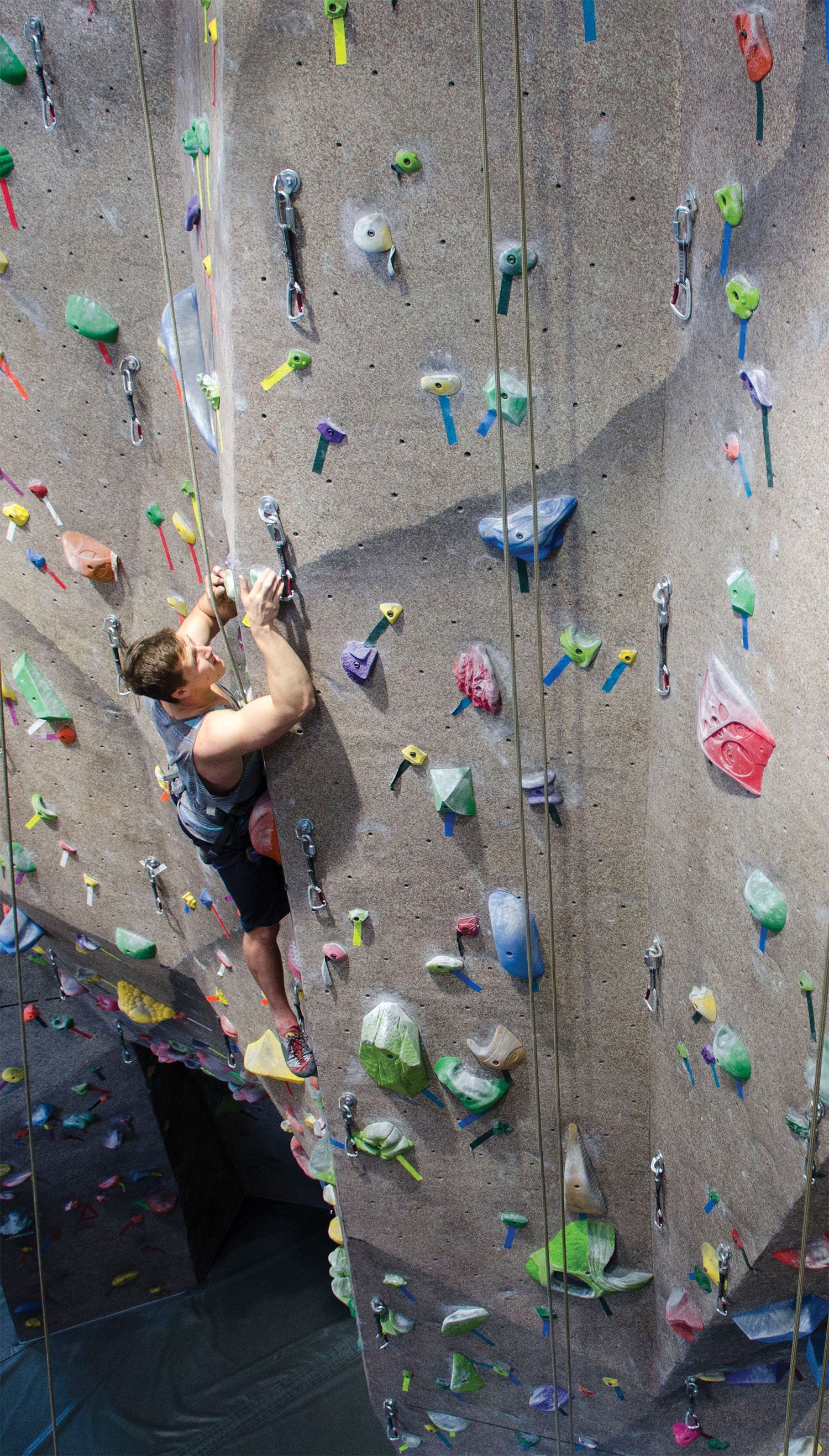 Rec Center climbing wall