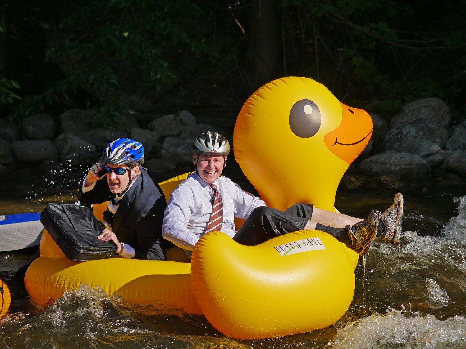Tube to Work Day in Boulder 