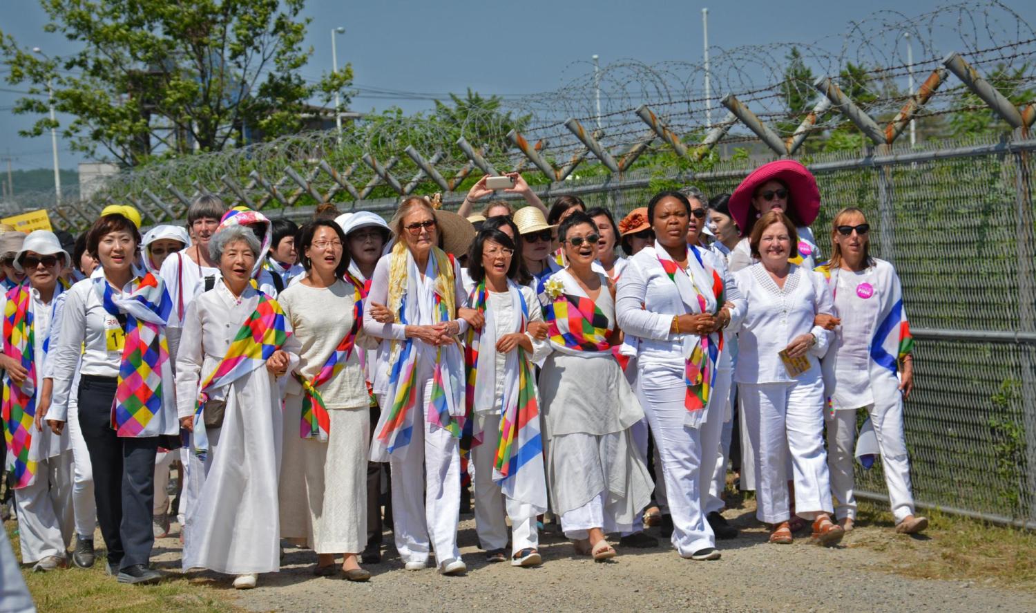 Women cross DMZ
