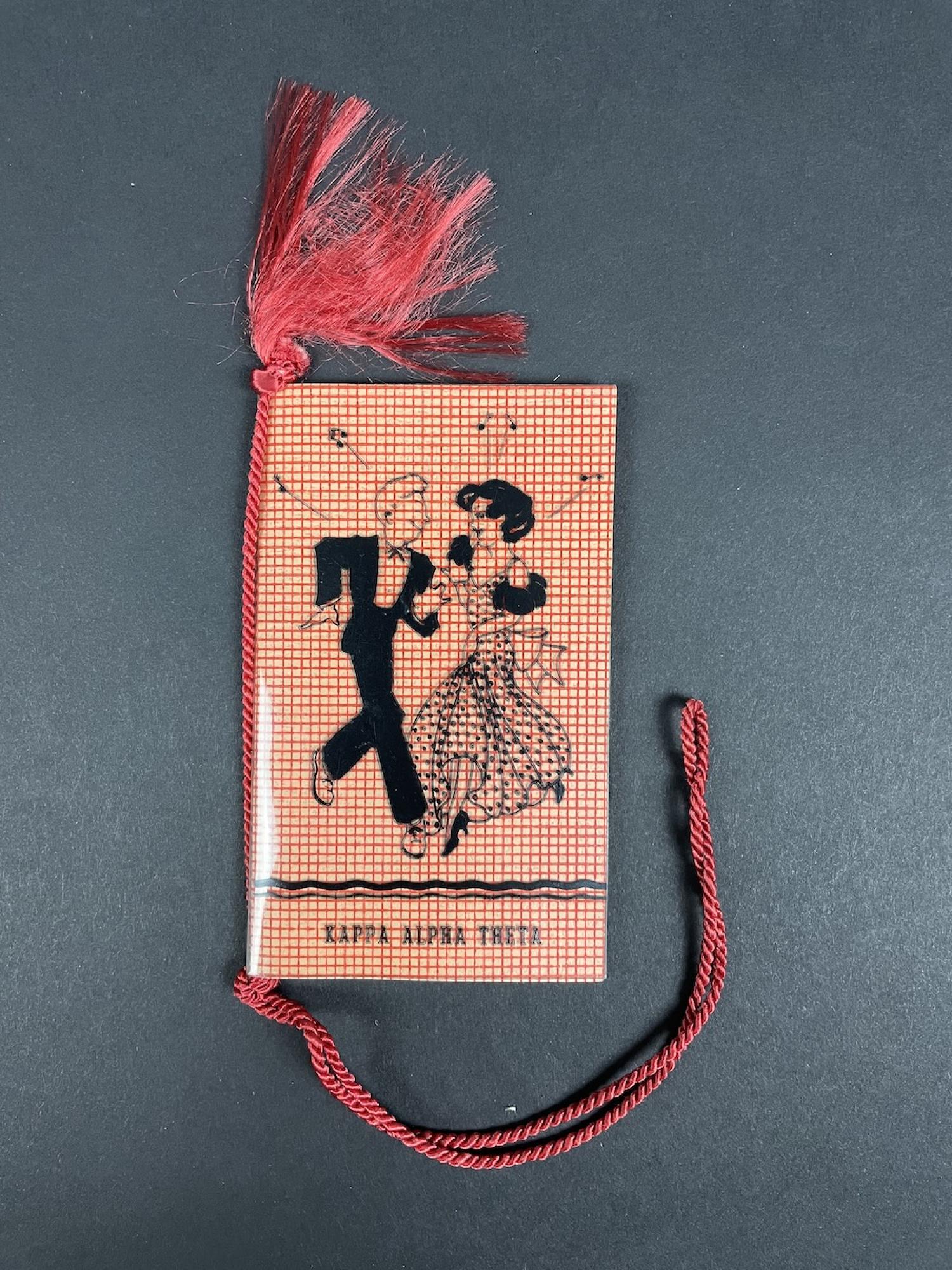 Kappa Alpha Theta dance card