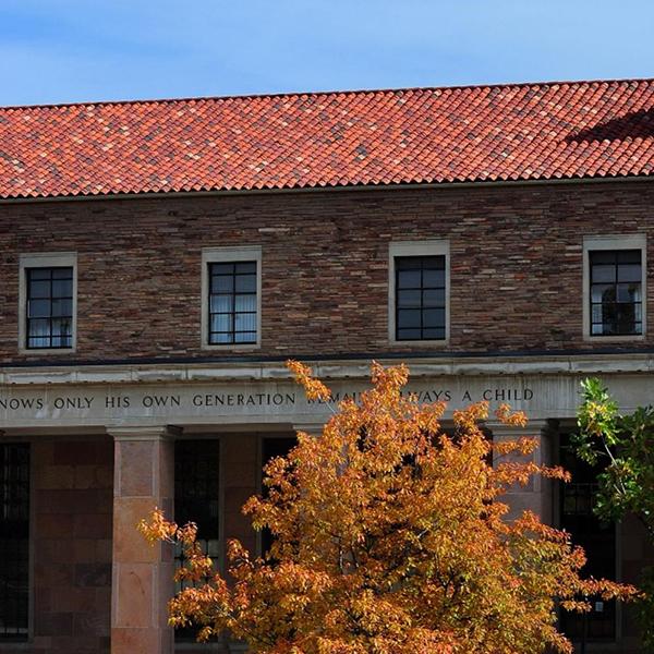 Norlin Library red tiled roof