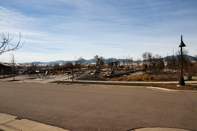 areas impacted by the Marshall Fire