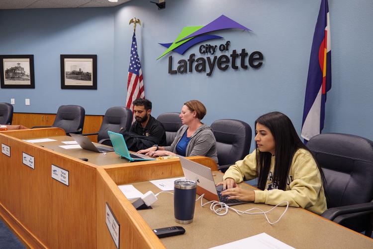 JD Mangat and Enihs Medrano at the City of Lafayette 