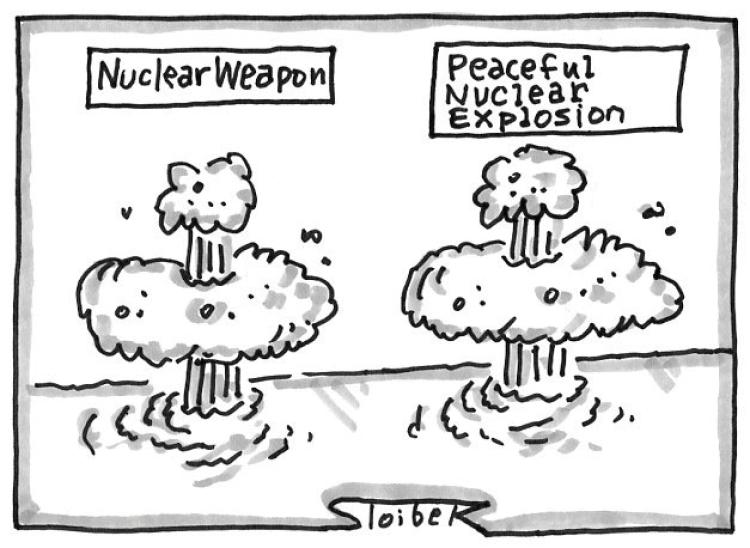 Nuclear weapon cartoon