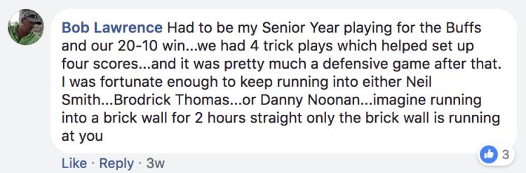 facebook comment about nebraska game