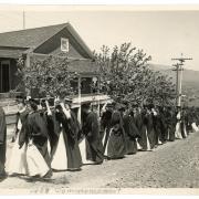 CU Boulder commencement in 1908
