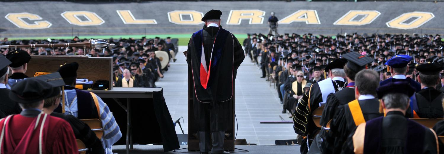 Ceremonies & Events Commencement University of Colorado Boulder