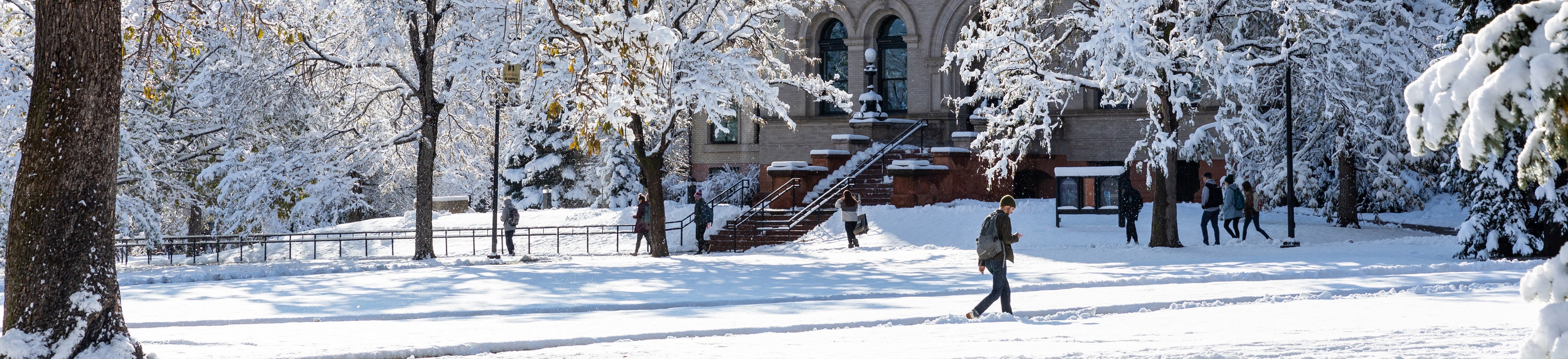 Norlin Quad in the winter