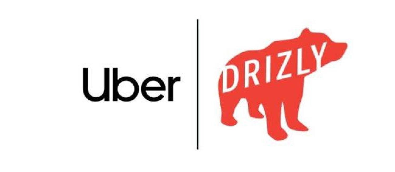 Drizly and Uber logos