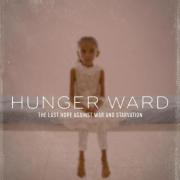 Hunger Ward Film Poster with an out-of-focus photo of a small child sitting on a bed