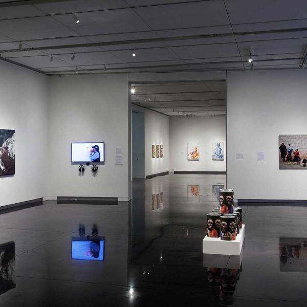 Installation view of the Anonymous exhibition