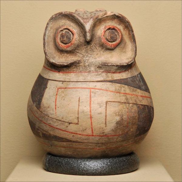 Owl Effigy Jar