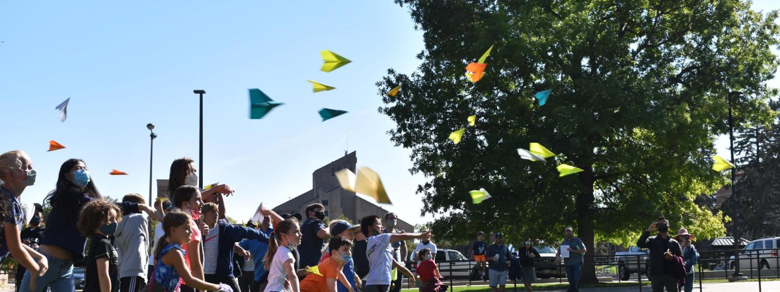 First show back 2021 Prof. Argrow's Airplanes
