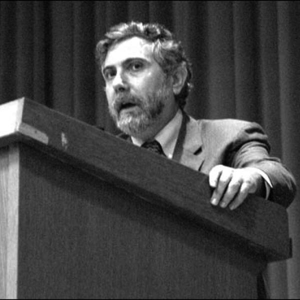 Paul Krugman speaks on the CU Boulder campus