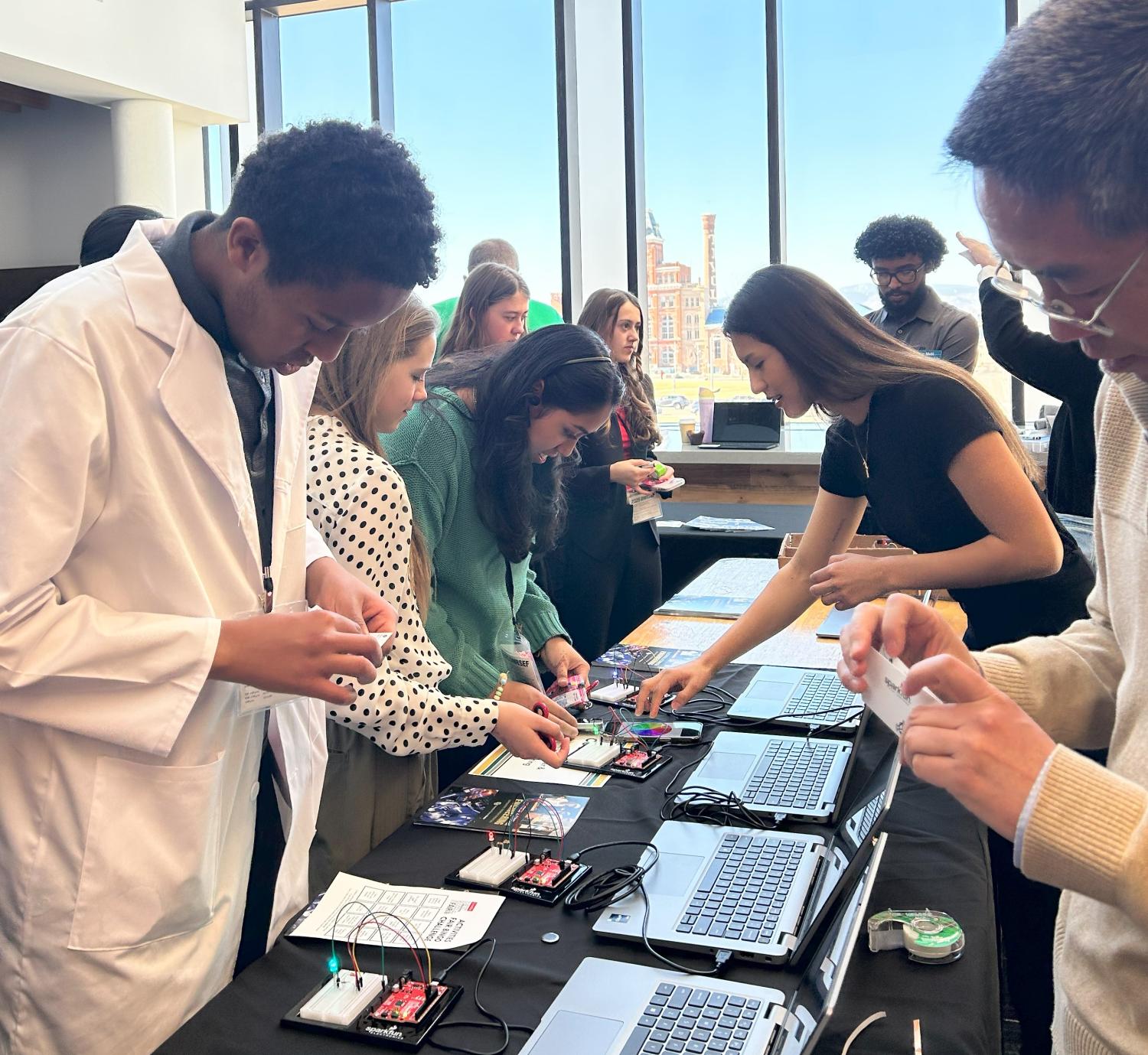 Eugene Liu participates in Denver Metro Science Fair