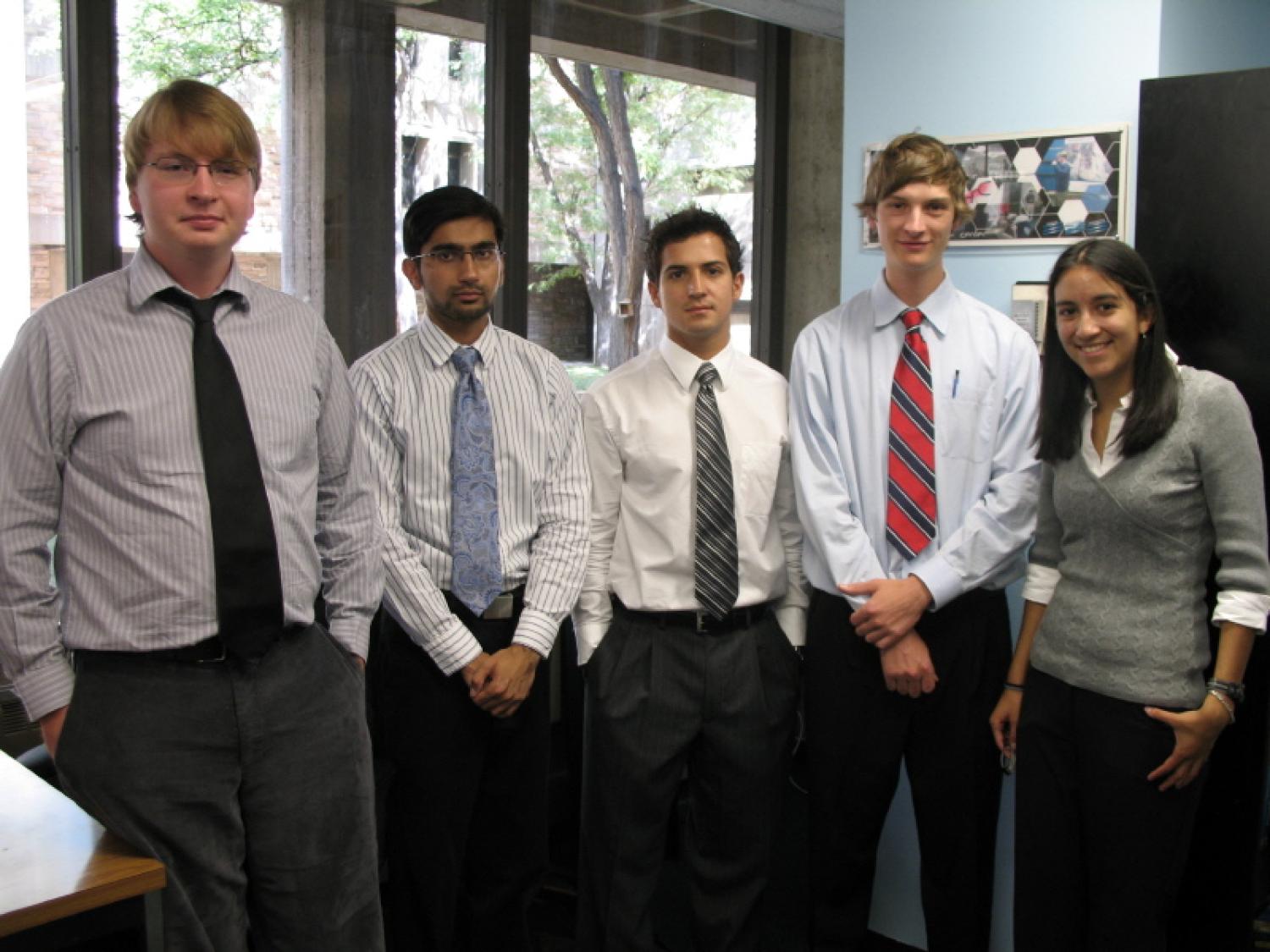 The five members of Seventh Sense