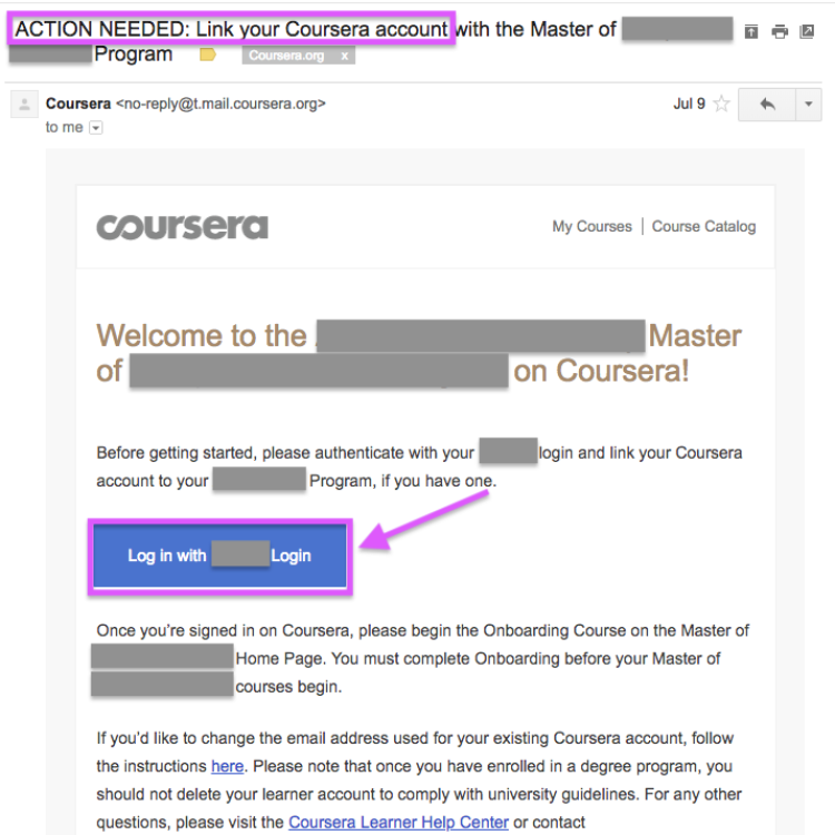 How to link your CU email to your Coursera account Electrical