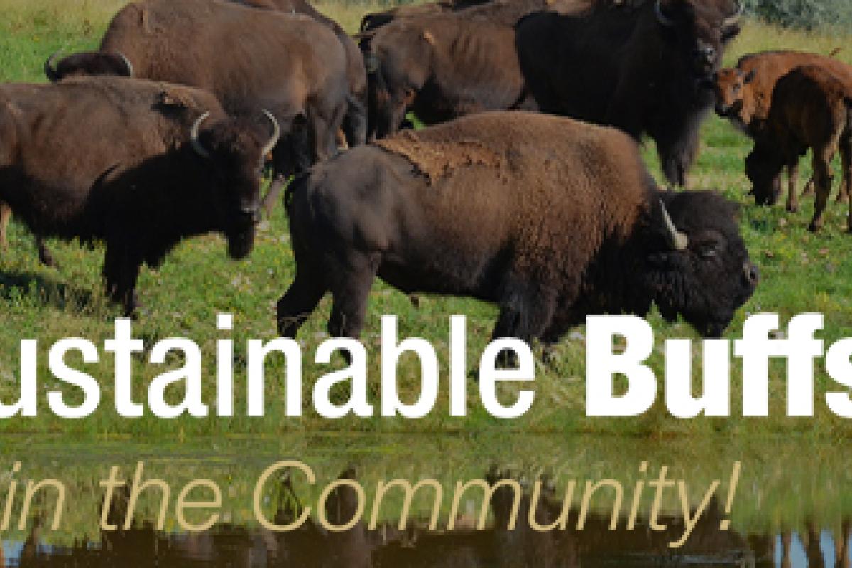 Sustainable buffs community graphic