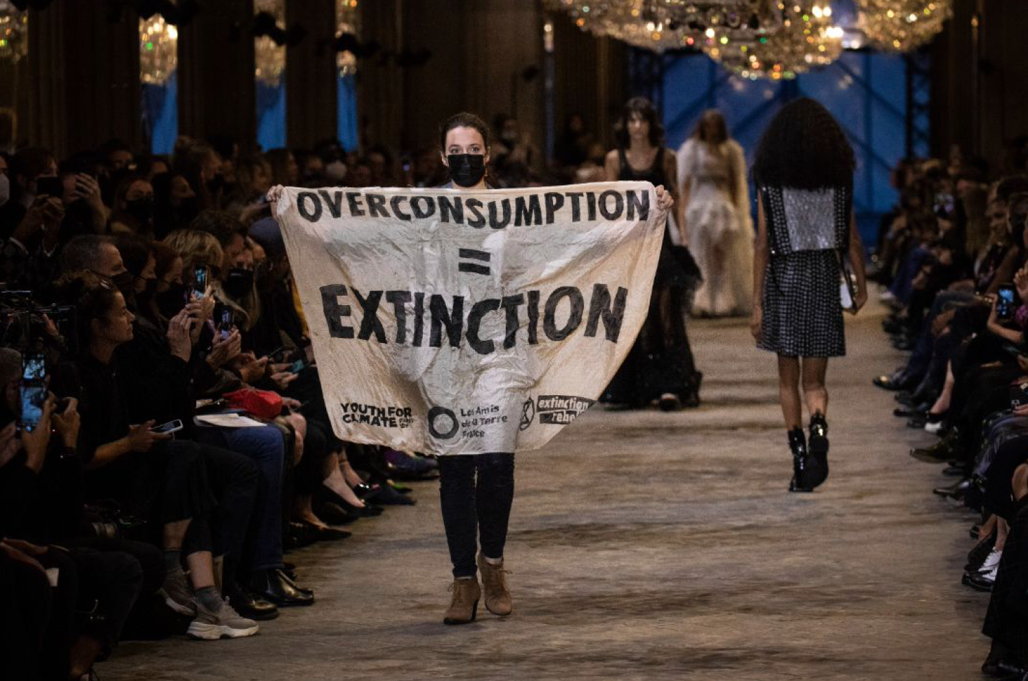 A Climate Activist Walked in the Louis Vuitton Fashion Show - The