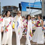 Participants of the Women Cross DMZ March