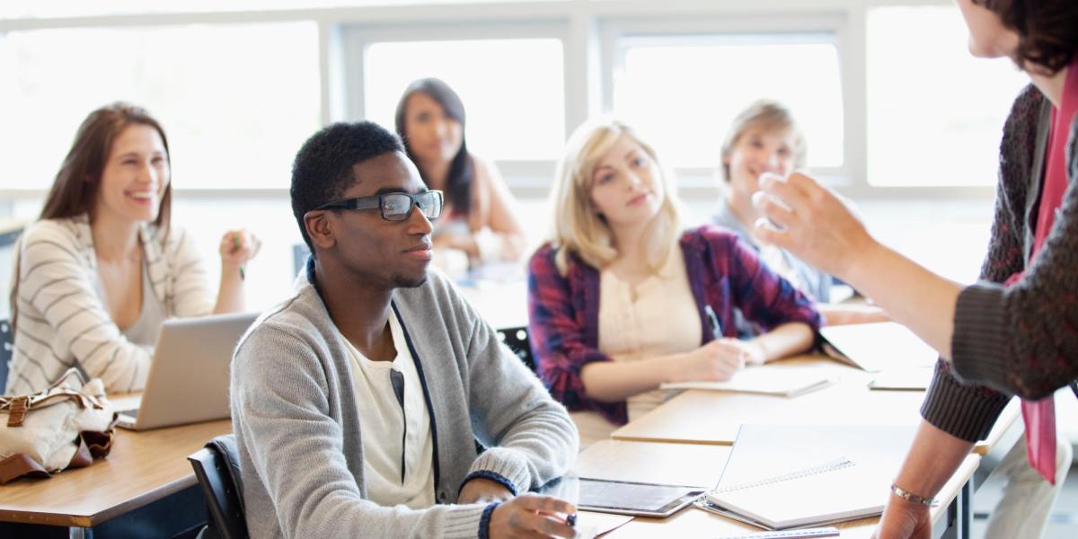 students in a classroom