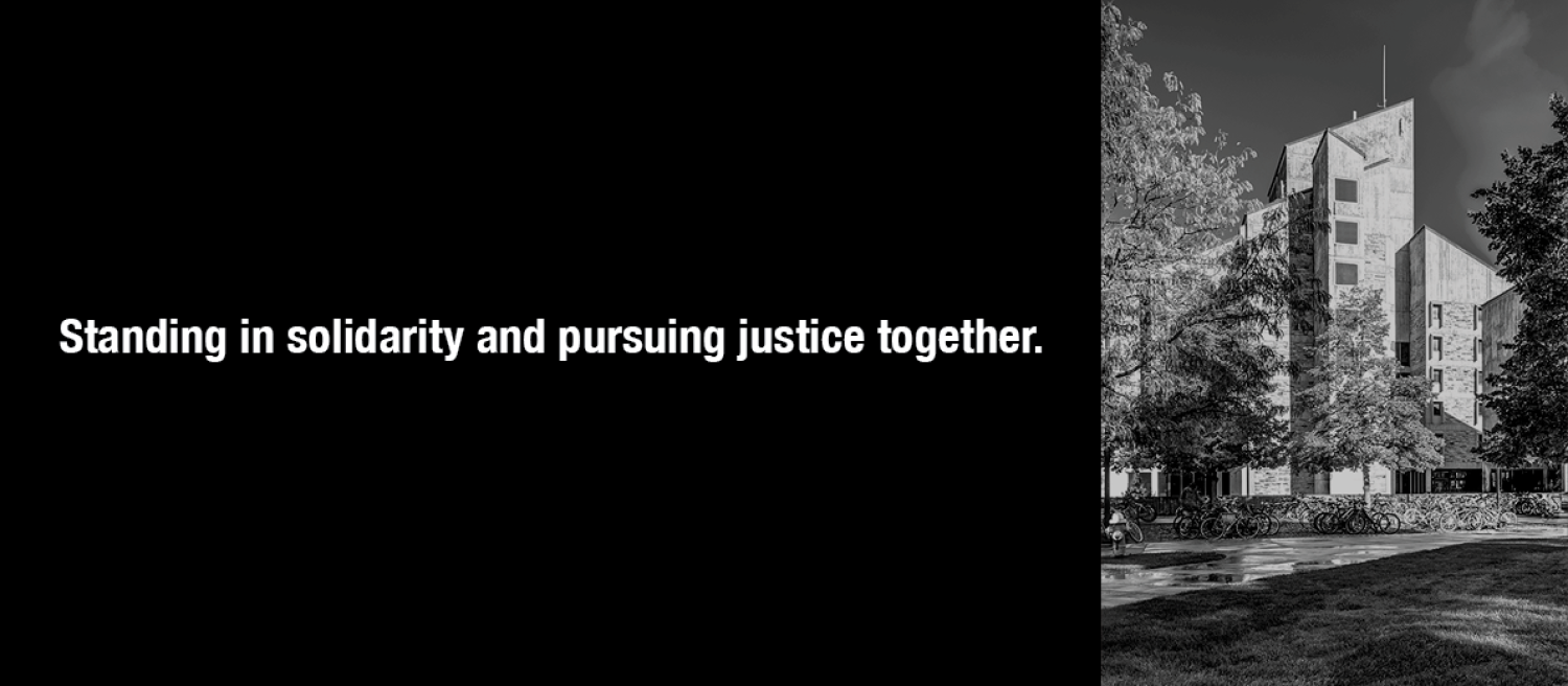 Standing in solidarity and pursuing justice together. 