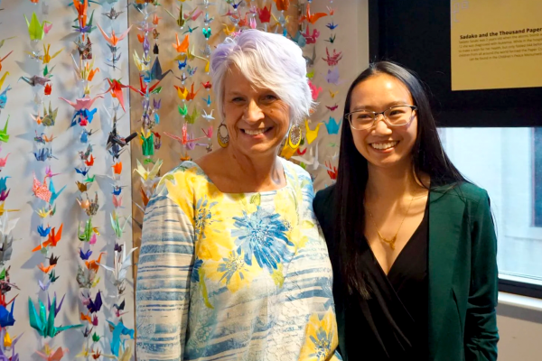 Kimberly with mentor Carrie Adams at the Museum of Boulder