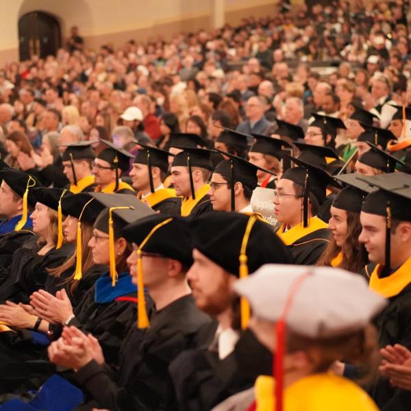 Grads applauding