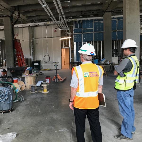 The ground floor will hold labs and offices for the Chemical and Biological Engineering Department.