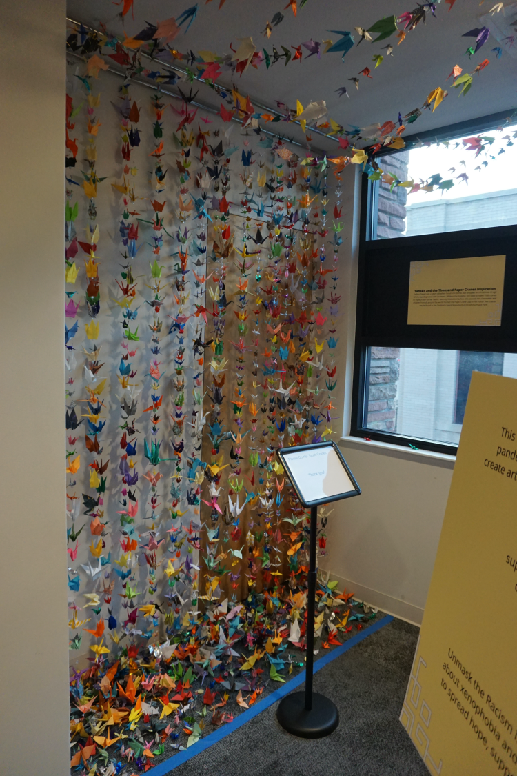 More than 1000 paper cranes exhibit at the Museum of Boulder