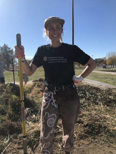 Bergstrom, a Civil Engineering MS and graduate student in the Mortenson Center for Global Engineering