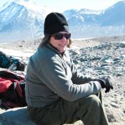 Diane McKnight during a fieldwork visit to the McMurdo Dry Valleys